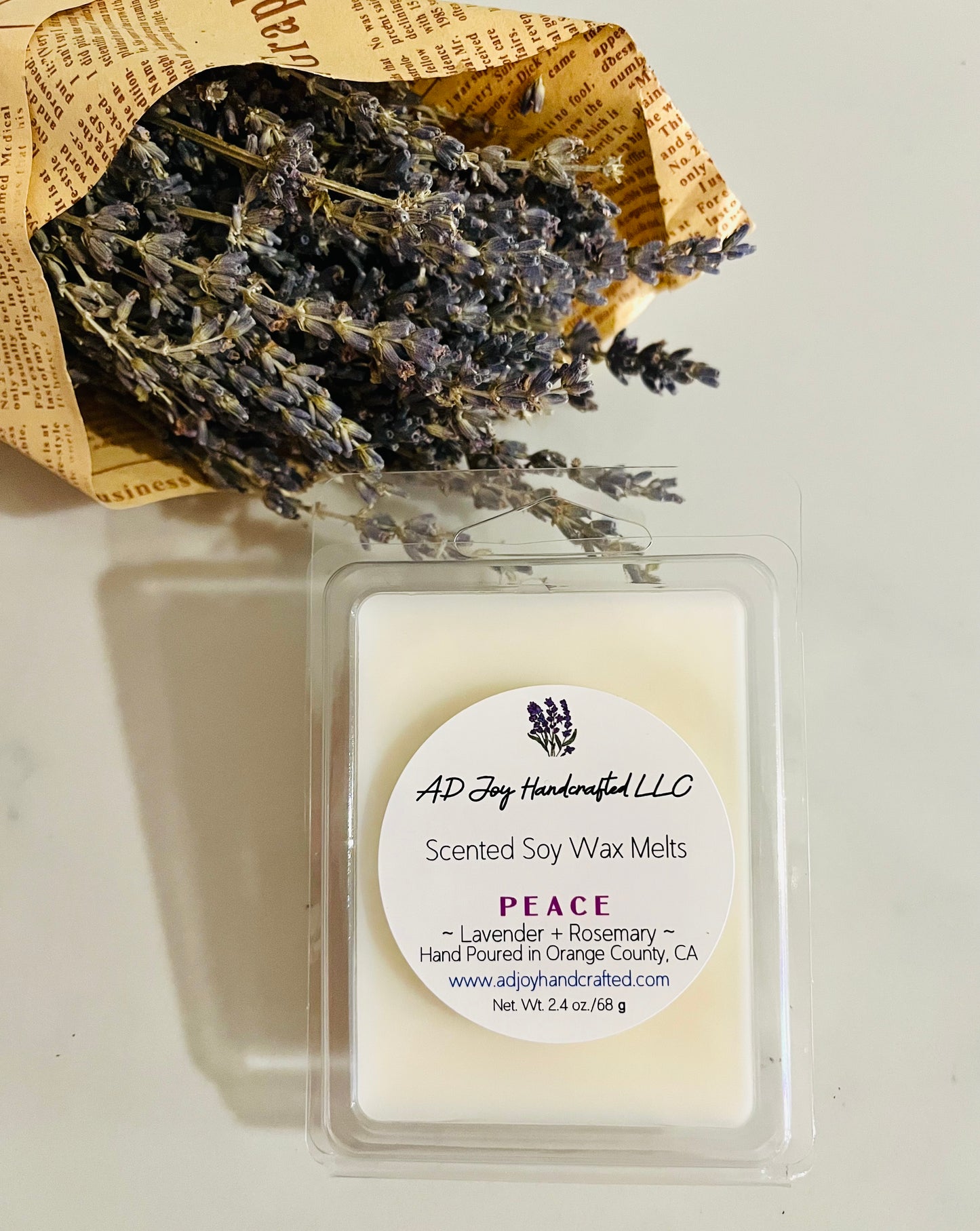 Lavender Aroma Hand Poured Wax Melts