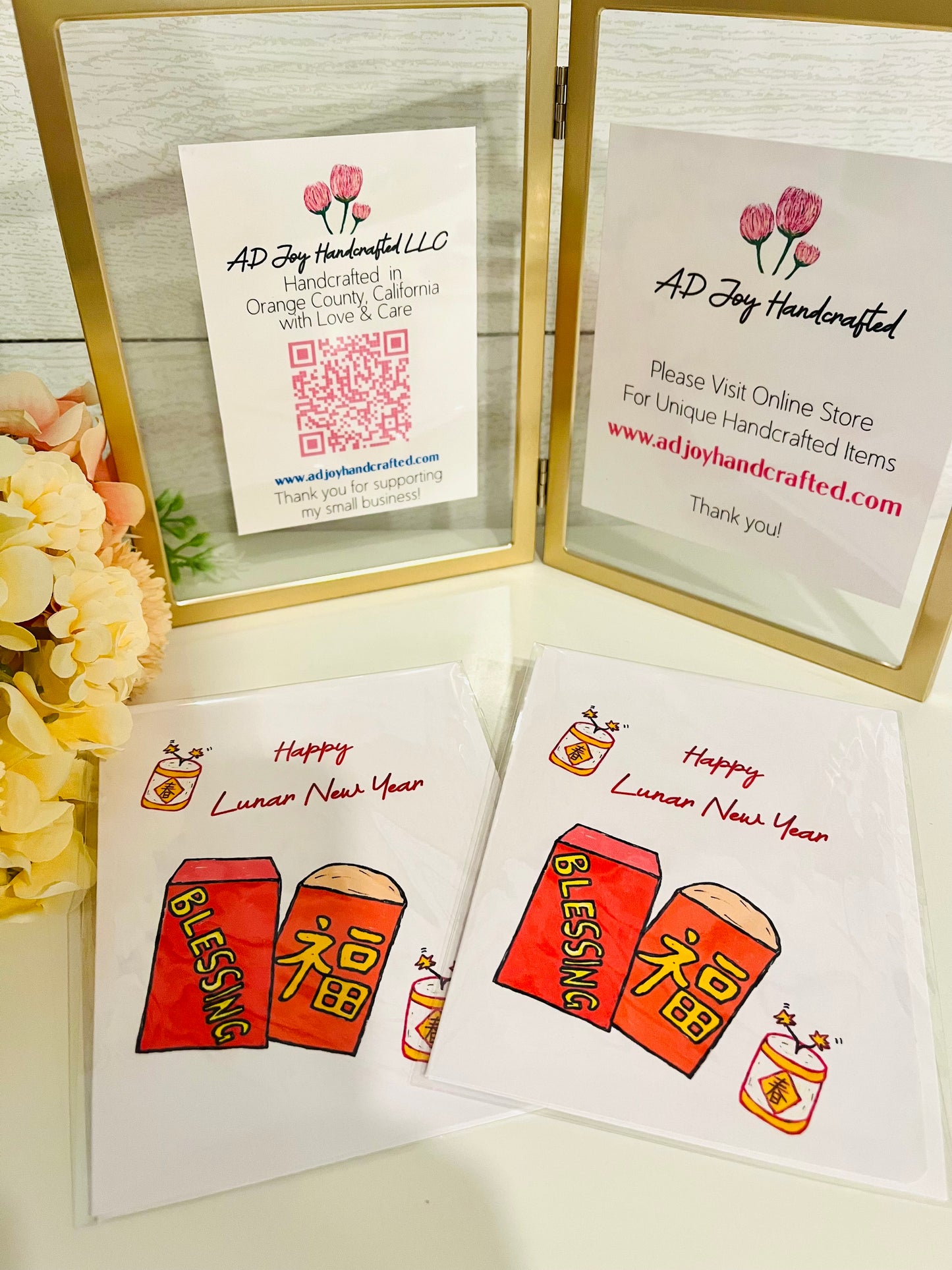 Lunar New Year Handmade Greeting Card