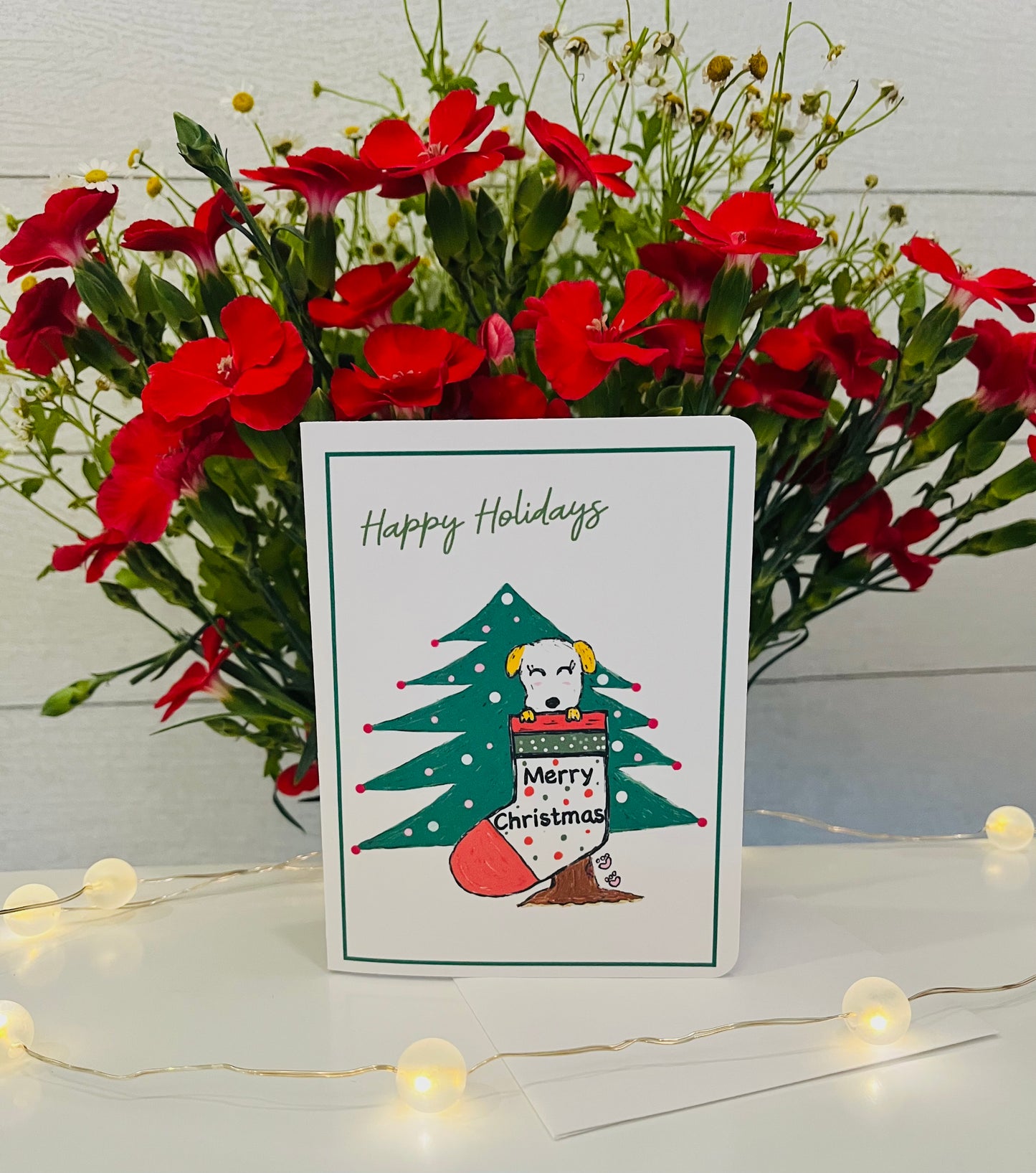 Assorted Handmade Joyous Holidays Greeting Cards