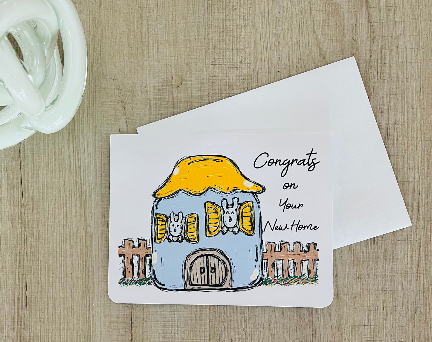 Congrats on Your New Home Handmade Greeting Card