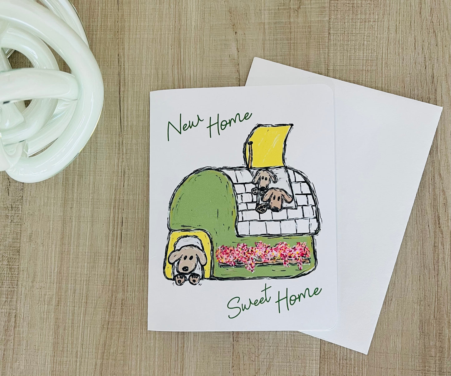 New Home Sweet Home Handmade Greeting Card
