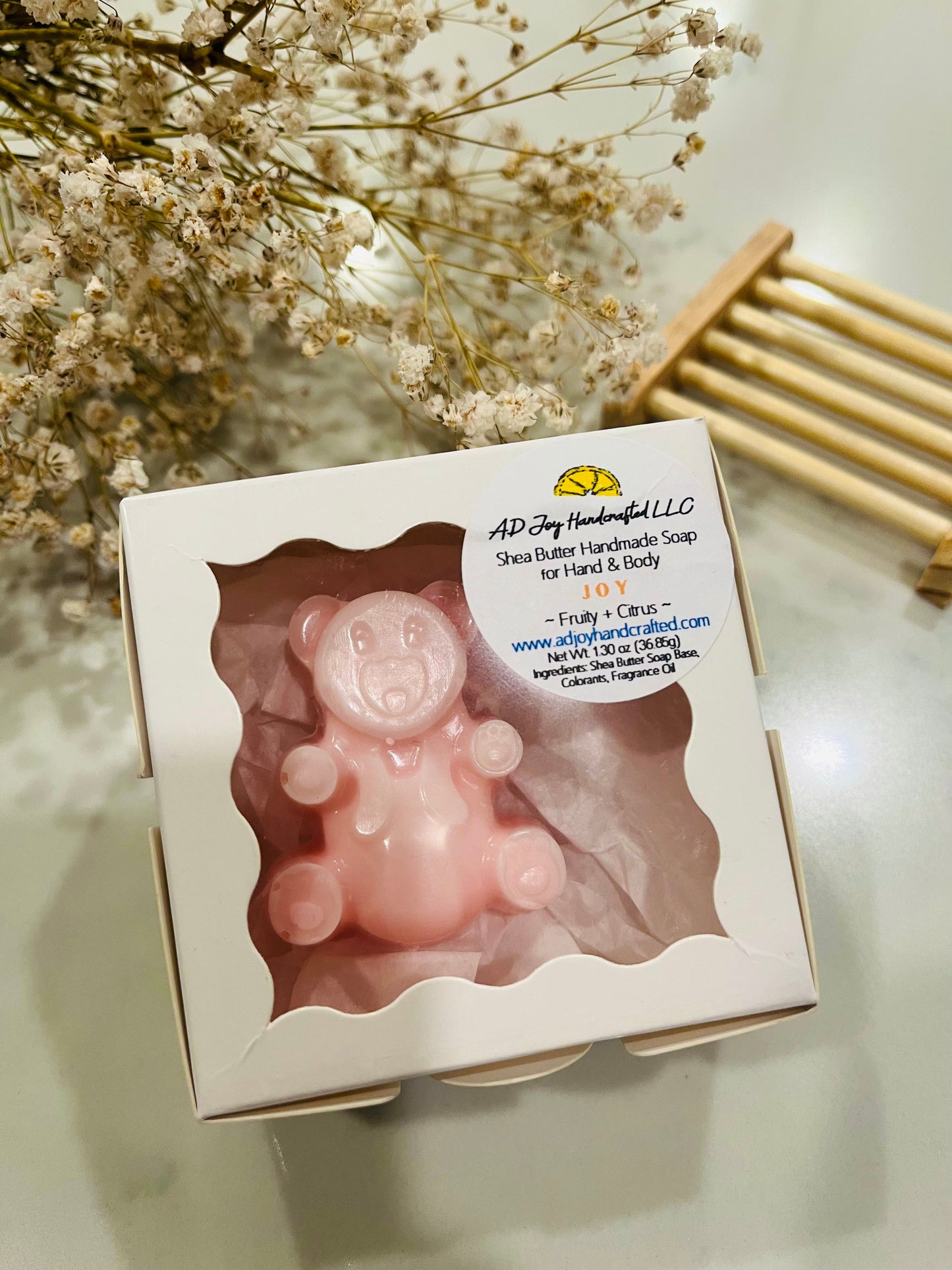 Bear Shea Butter Soap Party Favors