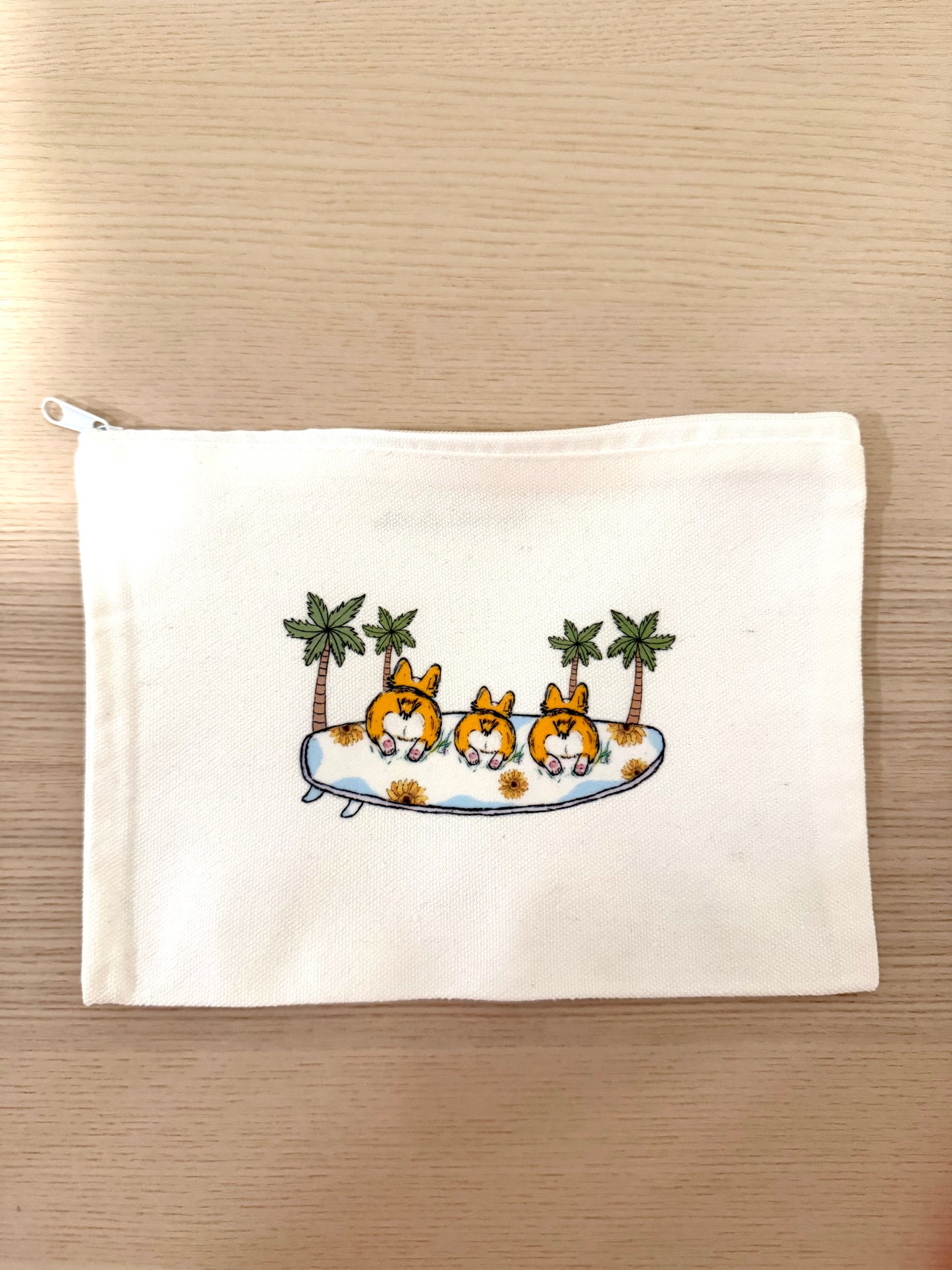 Pouch Surfboard Dog Design 1 Bulk Order (QTY 12)