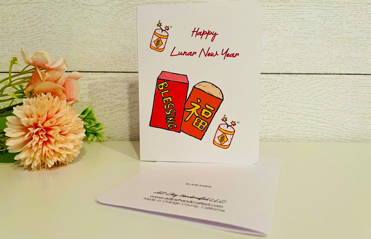 Lunar New Year Handmade Greeting Card