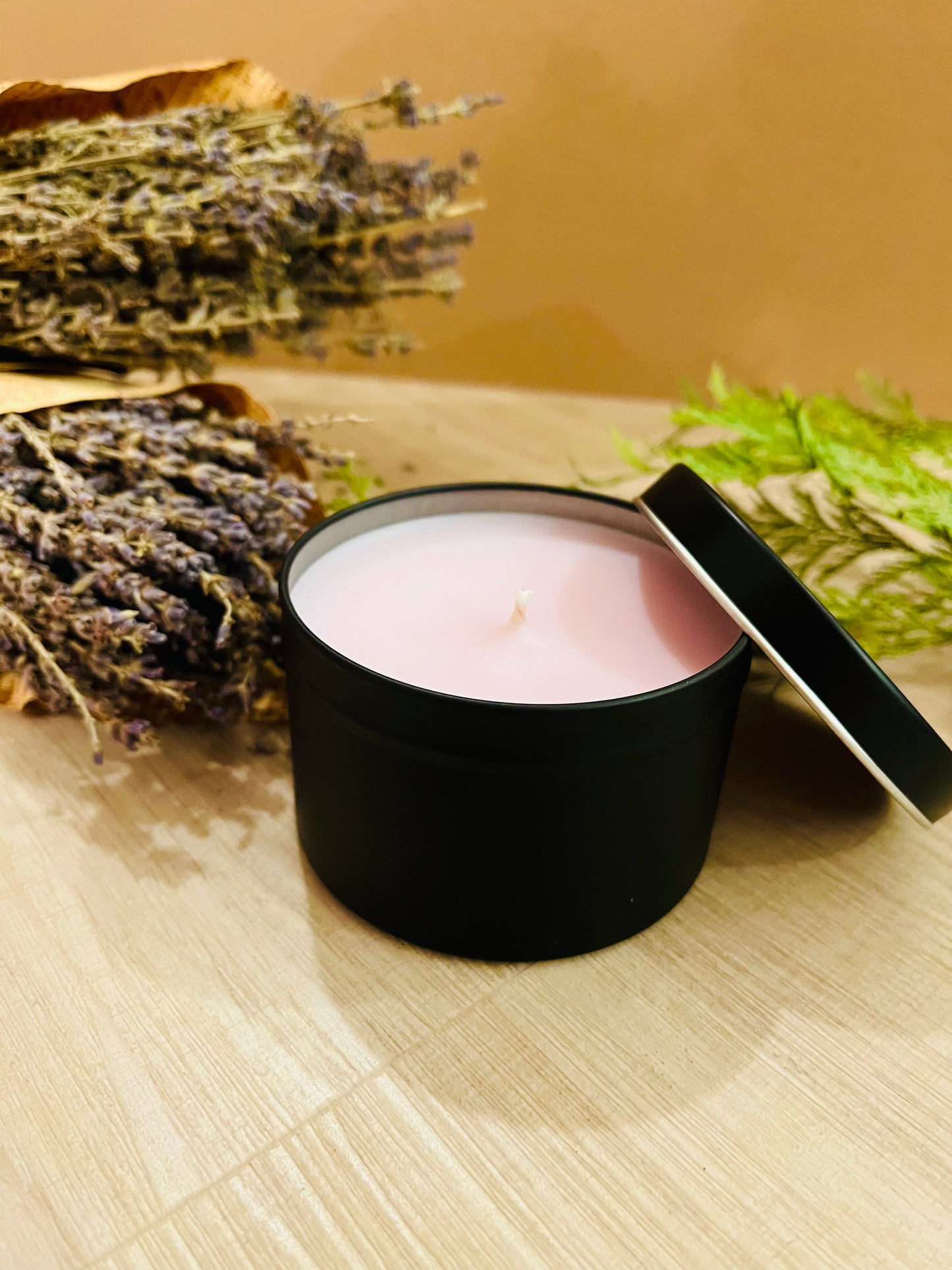 Lavender Aroma Hand Poured Soy Candle 6oz